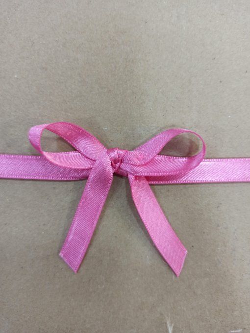 Promotion ruban satin fuchsia 10mm - 100 mètres